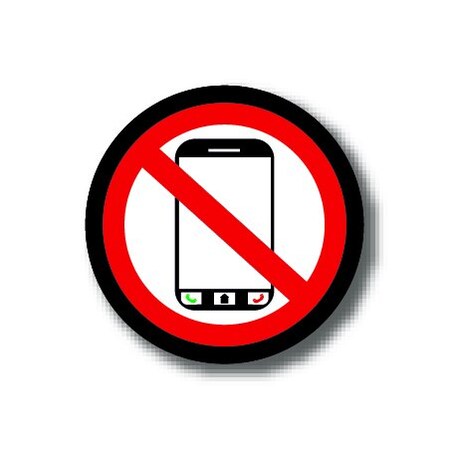 Ergomat 16in CIRCLE SIGNS - No Smartphone DSV-SIGN 256 #0494 -UEN